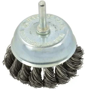 Geko Szczotka Na Wiertarkę Druciana Czołowa 75mm - Materiały ścierne - miniaturka - grafika 2