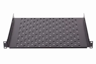 Sabaj-System Półka do szaf rack 19" 1U głębokość 250mm Nośność 15kg Czarna 19-0046C 19-0046C - Akcesoria do szaf serwerowych - miniaturka - grafika 2
