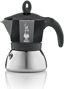 Bialetti MOKA IND BLACK Kawiarka 6 filiżanek 6 TZ 8006363017961 - Zaparzacze i kawiarki - miniaturka - grafika 3