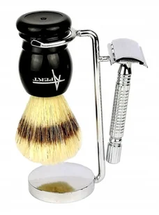 Zestaw Do Golenia Pędzel Stojak Maszynka Żyletki - Zestawy kosmetyków męskich - miniaturka - grafika 9