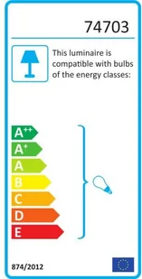 Endon Ścienna LAMPA industrialna JENSON  Endon zewnętrzna OPRAWA elewacyjna outdoor IP44 przezroczysta stal polerowana 74703 - Lampy ogrodowe - miniaturka - grafika 2