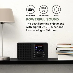 Auna Commuter Czarny - Radia - miniaturka - grafika 2