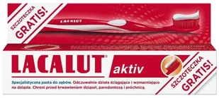 LABOVITAL .LACALUT pasta 75ml AKTIV +szczot. czer& - Pasty do zębów - miniaturka - grafika 4