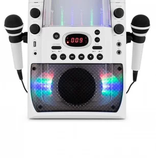 Auna Kara Liquida BT Zestaw karaoke show świetlne fontanna Bluetooth biały/szary MG3-KaraLiquida BTwg - Inne akcesoria audio-wideo - miniaturka - grafika 9