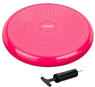 Pozostały sprzęt i akcesoria do ćwiczeń - relaxdays Relaxdays Balance poduszka poduszka na 33 cm, Balance Pad m. pompka powietrza, równowagi poduszka z wypustkami, Fitness, różnych. Kolory, różowy 10022526_52 - miniaturka - grafika 1