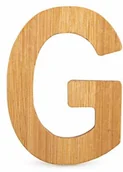 Wyposażenie pokoiku dziecięcego - small foot Small Foot by Legler ABC litera G z bambusa pochodzącego ze zrównoważonej produkcji, super łączona z innymi literami jako dekoracją lub tabliczką na drzwi, szczególnie dobrze nadaje się do nauki (u dz - miniaturka - grafika 1