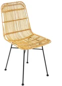 Krzesła - Atmosphera Krzesło do jadalni KUBU rattan 88 cm B07XRV3Z9J - miniaturka - grafika 1