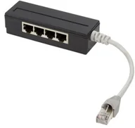 Adaptery i przejściówki - Logilink Splitter ekranowany, 5xRJ45, kabel 15cm MP0032 - miniaturka - grafika 1