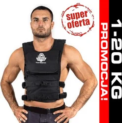 BUSHIDO Kamizelka treningowa do ćwiczeń OBCIĄŻENIOWA Z obciążeniem 1-20 KG - Pozostały sprzęt i akcesoria do ćwiczeń - miniaturka - grafika 2