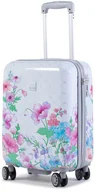 Walizki - ELLE Mała Twarda Walizka Flower Print EL38HA.49.01 Szary - miniaturka - grafika 1