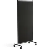 Artykuły do ekspozycji w sklepie - AJ Tablica mobilna pojedyncza czarna 120461 - miniaturka - grafika 1