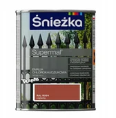 Farby zewnętrzne - Śnieżka Chlorokauczuk Ceglasty RAL8004 0,9L farba - miniaturka - grafika 1