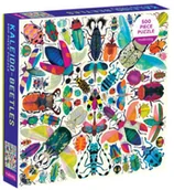 Pozostałe książki - Galison Kaleido Beetles 500 Piece Family Puzzle - miniaturka - grafika 1