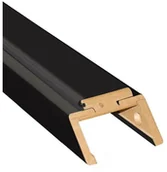 Ościeżnice - ARTENS Belka górna ościeżnicy REGULOWANEJ 90 Czarny mat 120 - 140 mm ARTENS - miniaturka - grafika 1