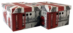 Global-Pak Pudło LONDYN 15 L 33 X 25 X 18 CM - Pudła i pojemniki do przechowywania - miniaturka - grafika 2