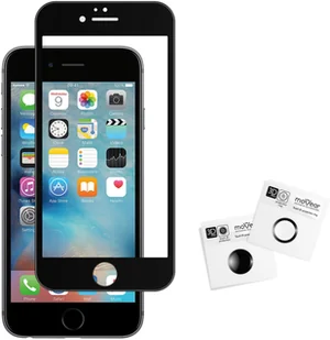 movear 3D X-PRO iPhone 6 6s Szkło hartowane Cały Ekran Czarne A0IP6G3X14ABK - Szkła hartowane na telefon - miniaturka - grafika 3
