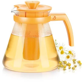 Tescoma Dzbanek TEO TONE 1,25 l, z sitkami do zaparzania, żółty 646623-12 - Dzbanki i imbryki - miniaturka - grafika 2