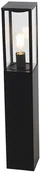 Lampy ogrodowe - QAZQA Lampa stojąca ogrodowa industrialna czarna 80 cm IP44 - Charlois - miniaturka - grafika 1