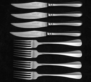 Tamahagane Zestaw 4 Noże+ 4 widelce do steków SS-005 - Noże kuchenne - miniaturka - grafika 7