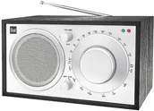 Inne akcesoria audio-wideo - Dual NR 2 nostalgia radio (FM/MW tuner, czarna drewniana obudowa, wskazanie LED, wejście na słuchawki, głośniki) 4260136673349 - miniaturka - grafika 1