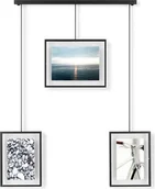 Ramki na zdjęcia - Umbra Ramka wieszak na zdjęcia Exhibit czarna potrójna 1016057-040 - miniaturka - grafika 1