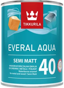 Tikkurila Emalia akrylowa Everal Aqua baza A półmat [40] 0 45 l - Farby do metalu - miniaturka - grafika 3