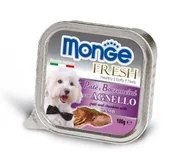 Mokra karma dla psów - Monge Fresh Pasztet Z Jagnięciną 100G - miniaturka - grafika 1