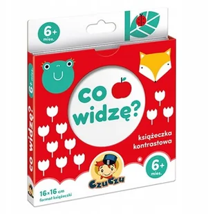 CZUCZU książeczka kontrastowa co widzę 6m + - Zabawki interaktywne dla dzieci - miniaturka - grafika 2