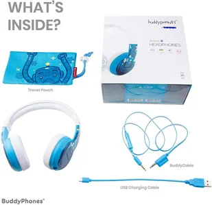 Inne ONANOFF BuddyPhones Wave Robot 55780-U Biało-Niebieskie - Słuchawki - miniaturka - grafika 3