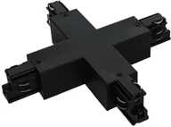 Akcesoria do oświetlenia - Italux Krzyżowy X-ŁĄCZNIK szynoprzewodu HT4-J04-BK do 3-fazowej szyny natynkowej 230V czarny __code-62541 - miniaturka - grafika 1