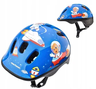 Meteor Regulowany Kask Rowerowy Dziecięcy 48-52 cm - Kaski rowerowe - miniaturka - grafika 4