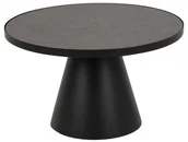 Ławy i stoliki kawowe - Actona Stolik kawowy Soli czarny 65 cm 20140A - miniaturka - grafika 1
