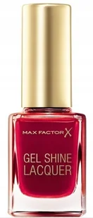 Max Factor Gel Shine Lacquer 11ml W Lakier do paznokci 50 Radiant Ruby 50072 - Lakiery do paznokci - miniaturka - grafika 2