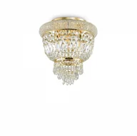 Lampy sufitowe - Ideal Lux Plafon Dubai PL3 200996 klasyczna oprawa sufitowa w kolorze złotym 200996 - miniaturka - grafika 1