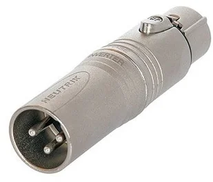 Neutrik NA3M5F przejście DMX wtyk 3pin gn 5pin - Złącza, przejściówki, adaptery - miniaturka - grafika 2