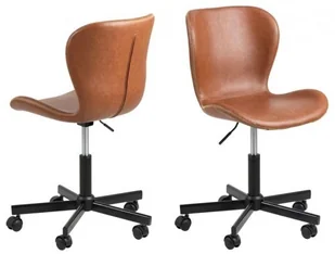 Actona Krzesło Batilda biurowe brązowy 82367 - Krzesła obrotowe dla dzieci - miniaturka - grafika 2