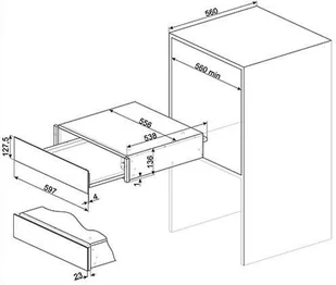 Szuflada grzewcza Smeg CPR115N - Szuflady grzewcze - miniaturka - grafika 3