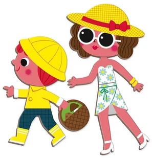 Janod Magnetyczna układanka 4 pory roku Magnetibook kolekcja 2018, - Klocki - miniaturka - grafika 6