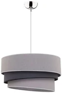 Lampy sufitowe - Trio Duolla Żyrandol na drucie 1xE27/40W/230V szary/brązowy - miniaturka - grafika 1