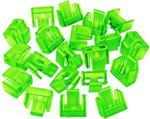 LINDY RJ45 port lock 20x o key green - Części i akcesoria do laptopów - miniaturka - grafika 2