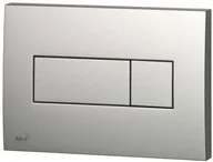 Przyciski spłukujące - Alcaplast Przycisk spłuczki chrom mat M372 Delfin - miniaturka - grafika 1
