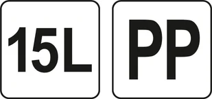 Yato Wiadro malarskie plastikowe z podziałką 15l YT-54743 - Pozostałe akcesoria malarskie - miniaturka - grafika 3