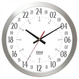 Atrix Zegar 24-godzinny aluminiowy #1 AL2412H24A - Zegary - miniaturka - grafika 2
