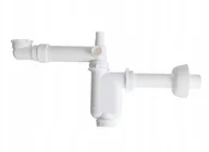 Syfony - Syfon Umywalkowy Oszczędzający Miejsce Regulowany - miniaturka - grafika 1