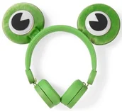 Słuchawki - Nedis Freddy Frog Zielone - miniaturka - grafika 1