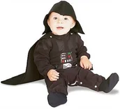 Stroje karnawałowe - imprezownia24h Strój Darth Vader Star Wars Gwiezdne Wojny dla maluszka 6/12 mies. 11609-6-12M - miniaturka - grafika 1