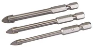 Wiertła - Silverline Silver Line 224760 z łbem sześciokątnym napęd płytek i szkła wiertło, 6/8 MM  15 sztuk - miniaturka - grafika 1
