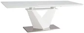 Stoły - Signal Stół rozkładany Alaras III biały 160x90 (ALARAS3BB160) - miniaturka - grafika 1
