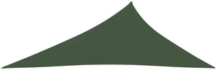 VidaXL Żagiel przeciwsłoneczny, 160g/m, ciemnozielony, 4x5x6,8m, HDPE 311486 VidaXL - Parasole ogrodowe - miniaturka - grafika 2