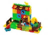 Zabawki konstrukcyjne - Mario-Inex Klocki Konstrukcyjne Wafle Zagroda 240el - miniaturka - grafika 1